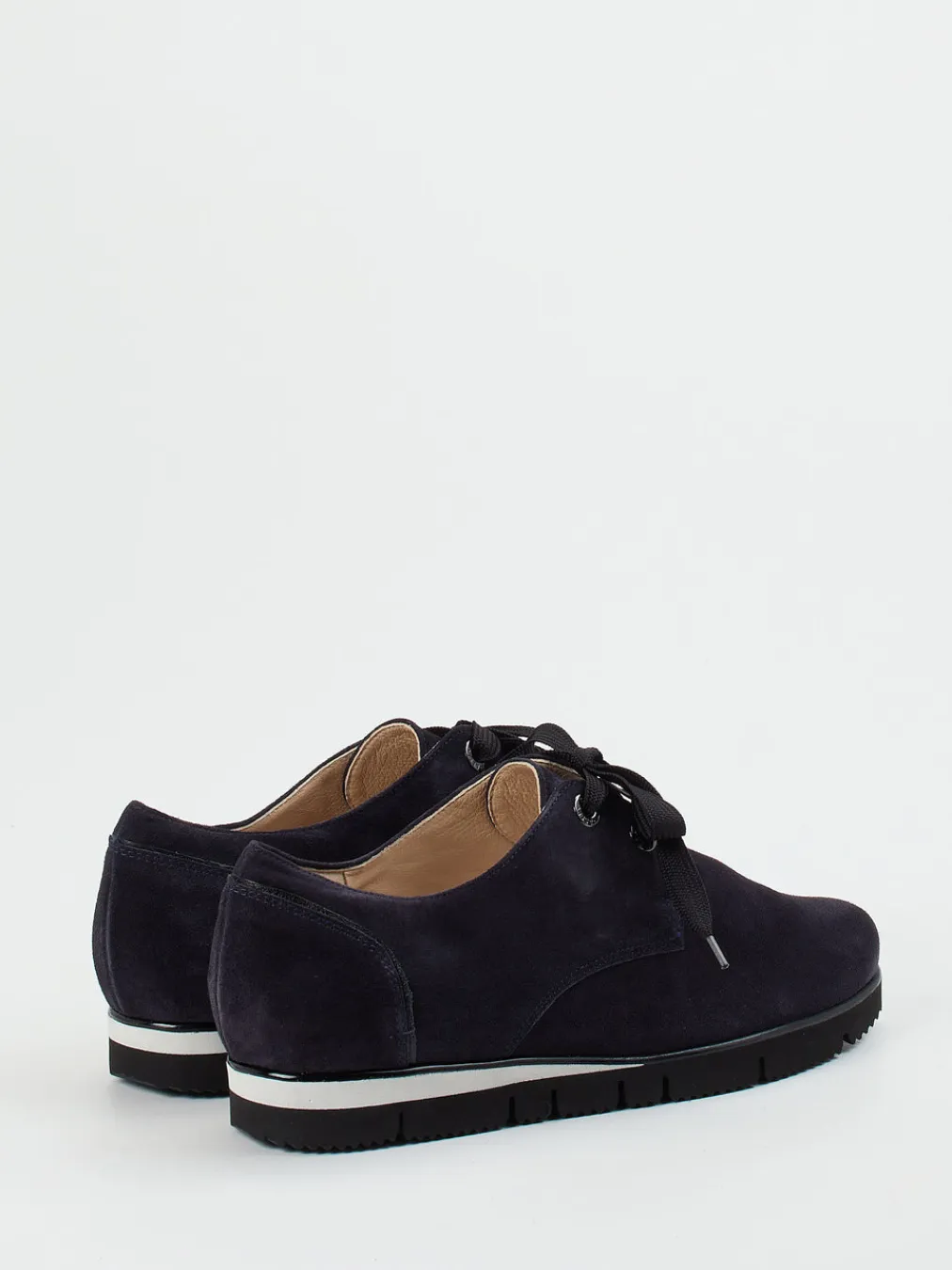 – Schnürschuh aus Veloursleder Dunkel-Hassia Hot