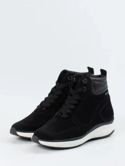 – Schnürstiefelette aus Veloursleder-Hassia Outlet