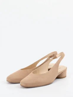 – Slingback-Pumps aus Veloursleder-Hassia Discount