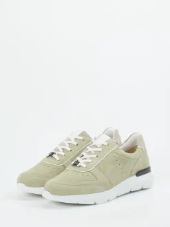 – Sneaker aus Veloursleder salbei-Hassia Hot