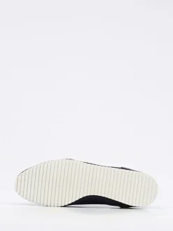 – Sneaker aus Veloursleder und Mesh dunkel-Hassia Outlet