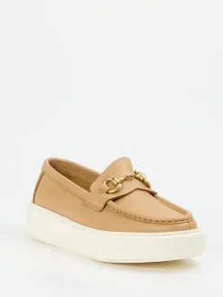 – Loafer aus Kalbleder in Beige-Henderson Discount