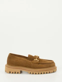 – Loafer aus Veloursleder cognac-Henderson Outlet