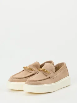 – Loafer aus Veloursleder Sandbeige-Henderson Discount