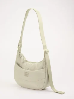 – Hobo Bag aus Textil in Cremeweiß-Herschel Outlet