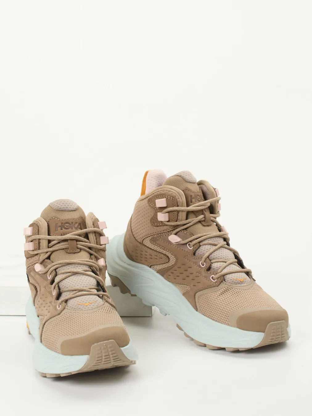 – Wanderschuhe aus Mesh und Nubukleder-HOKA Discount