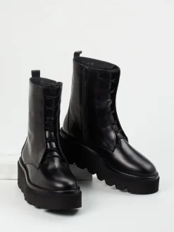 – Plateau-Stiefelette aus Kalbleder-Homers Sale