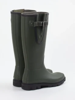 – Gummistiefel aus Synthetik in Oliv-Hunter