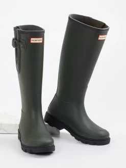 – Gummistiefel aus Synthetik in Oliv-Hunter