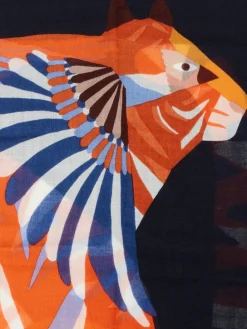 – Halstuch aus Wolle mit Grafikprint-Inouitoosh Discount