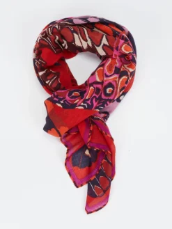 – Halstuch aus Wolle mit Schmetterlingsmotiv-Inouitoosh New