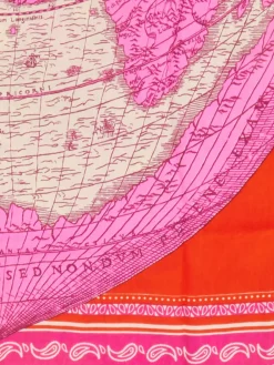 – Halstuch aus Baumwoll-Seide mit Kartenprint-Inouitoosh Sale