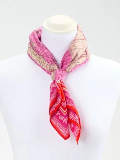 – Halstuch aus Baumwoll-Seide mit Kartenprint-Inouitoosh Sale