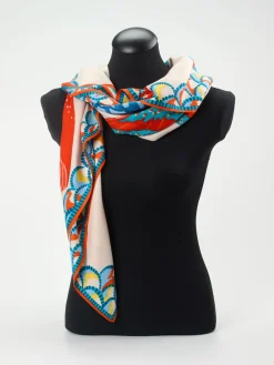 – Halstuch aus Seide-Modal-Mix cremeweiß-Inouitoosh New