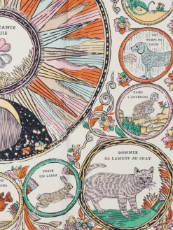 – Halstuch aus Seide mit Illustrations-Print-Inouitoosh Hot