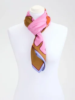 – Halstuch aus Seidengemisch mit Pferdemotiv-Inouitoosh Clearance