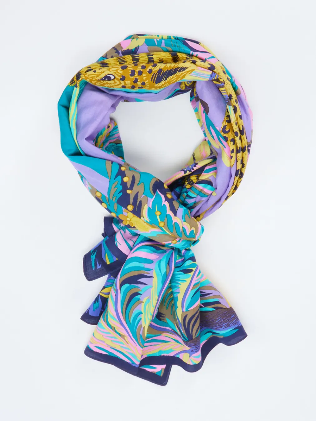 – Halstuch aus Baumwoll-Seide Dunkel-Inouitoosh Best