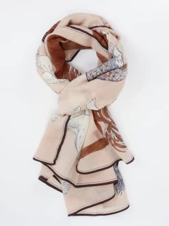 – Modetuch aus Wolle mit Hunde-Print-Inouitoosh Discount