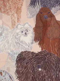 – Modetuch aus Wolle mit Hunde-Print-Inouitoosh Discount