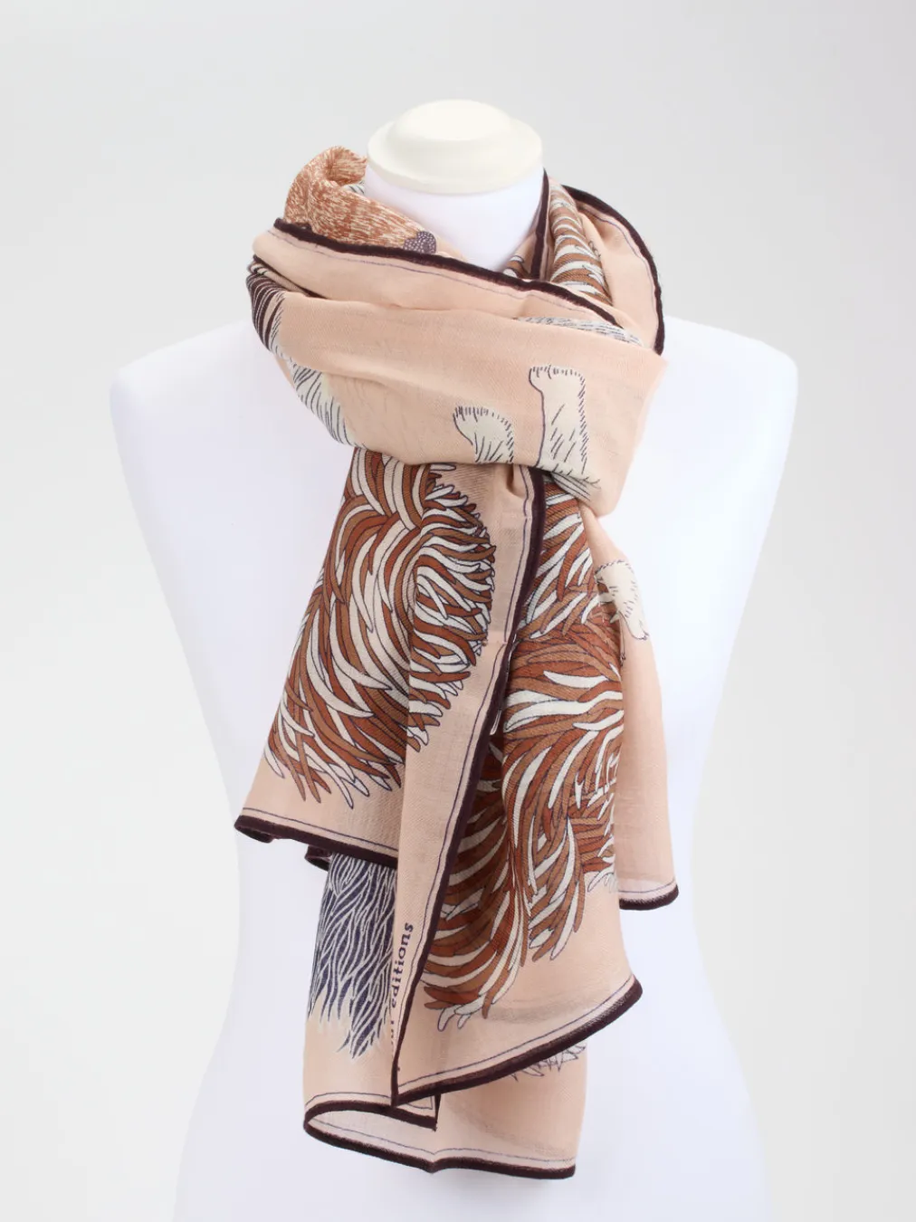 – Modetuch aus Wolle mit Hunde-Print-Inouitoosh Discount