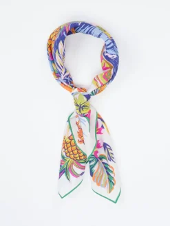 – Nickituch aus Baumwolle und Seide Weiß-Inouitoosh Discount