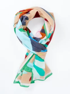 – Schal aus Baumwolle mit Vogelmotiv-Inouitoosh Best