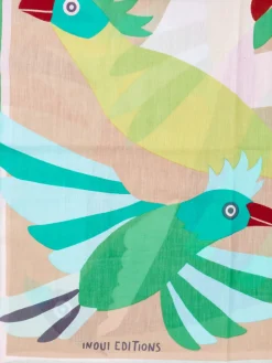 – Schal aus Baumwolle mit Vogelmotiv-Inouitoosh Best
