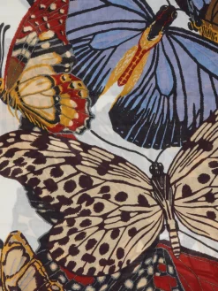 – Schal aus Wolle mit Schmetterlingsmotiv-Inouitoosh Discount