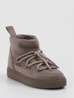 – Stiefeletten aus Veloursleder taupe-Inuikii Outlet