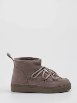 – Stiefeletten aus Veloursleder taupe-Inuikii Outlet