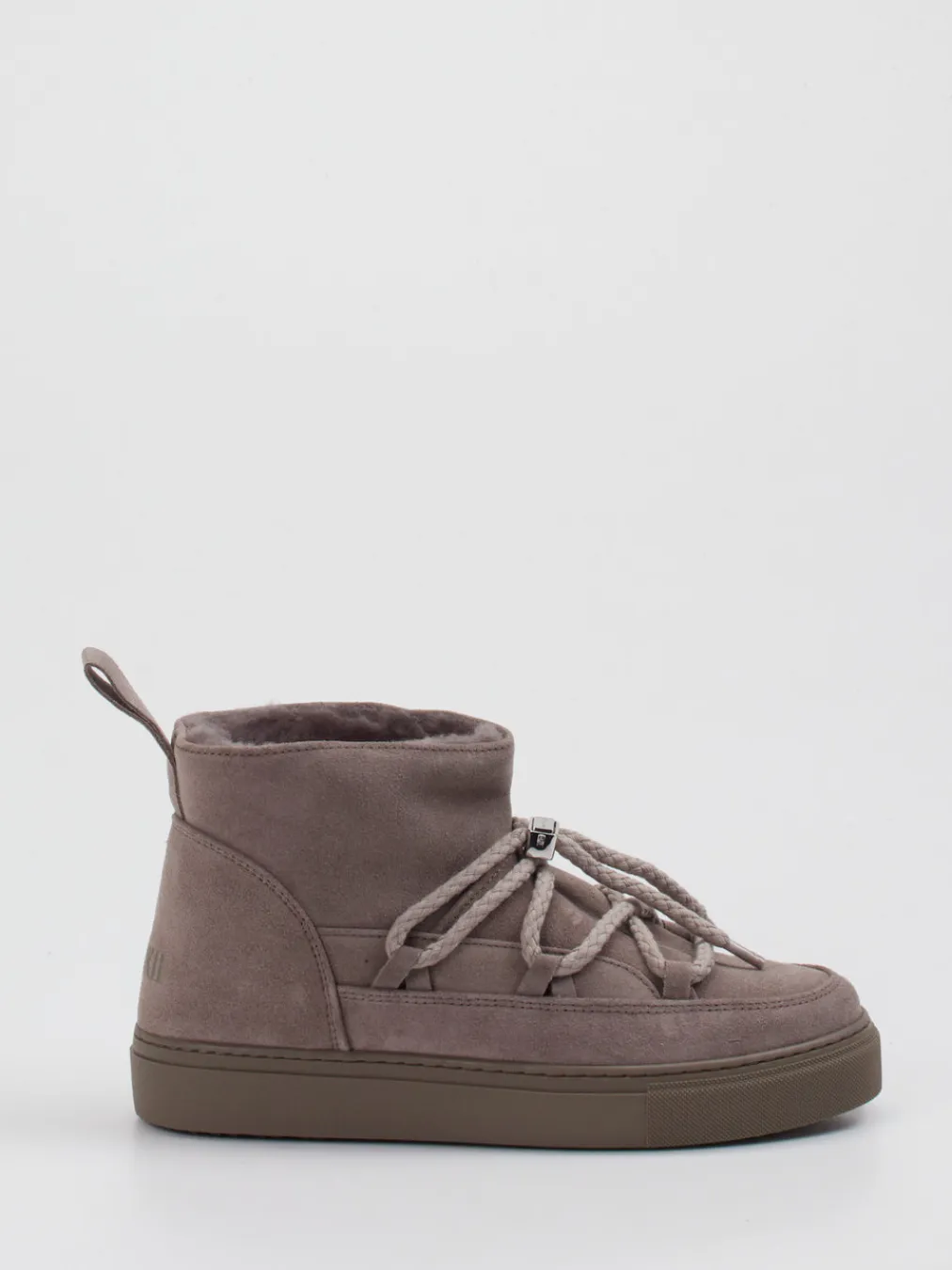 – Stiefeletten aus Veloursleder taupe-Inuikii Outlet