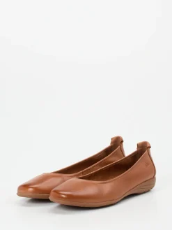 – Komfort-Ballerinas aus Kalbleder Cognac-Josef Seibel Discount