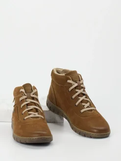– Schnürboots aus Nubukleder cognac-Josef Seibel Clearance