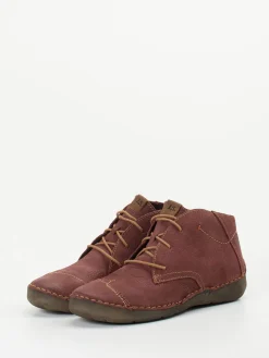 – Schnürschuhe aus Nubukleder rostbraun-Josef Seibel Sale