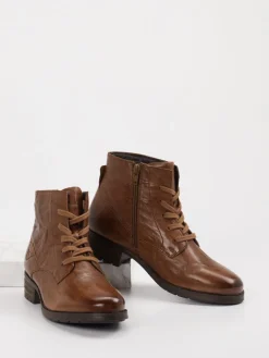 – Schnürstiefelette aus Kalbleder mittel-Josef Seibel