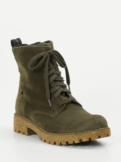 – Schnürstiefelette aus Veloursleder-Josef Seibel Online