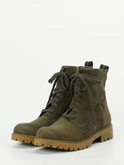 – Schnürstiefelette aus Veloursleder-Josef Seibel Online