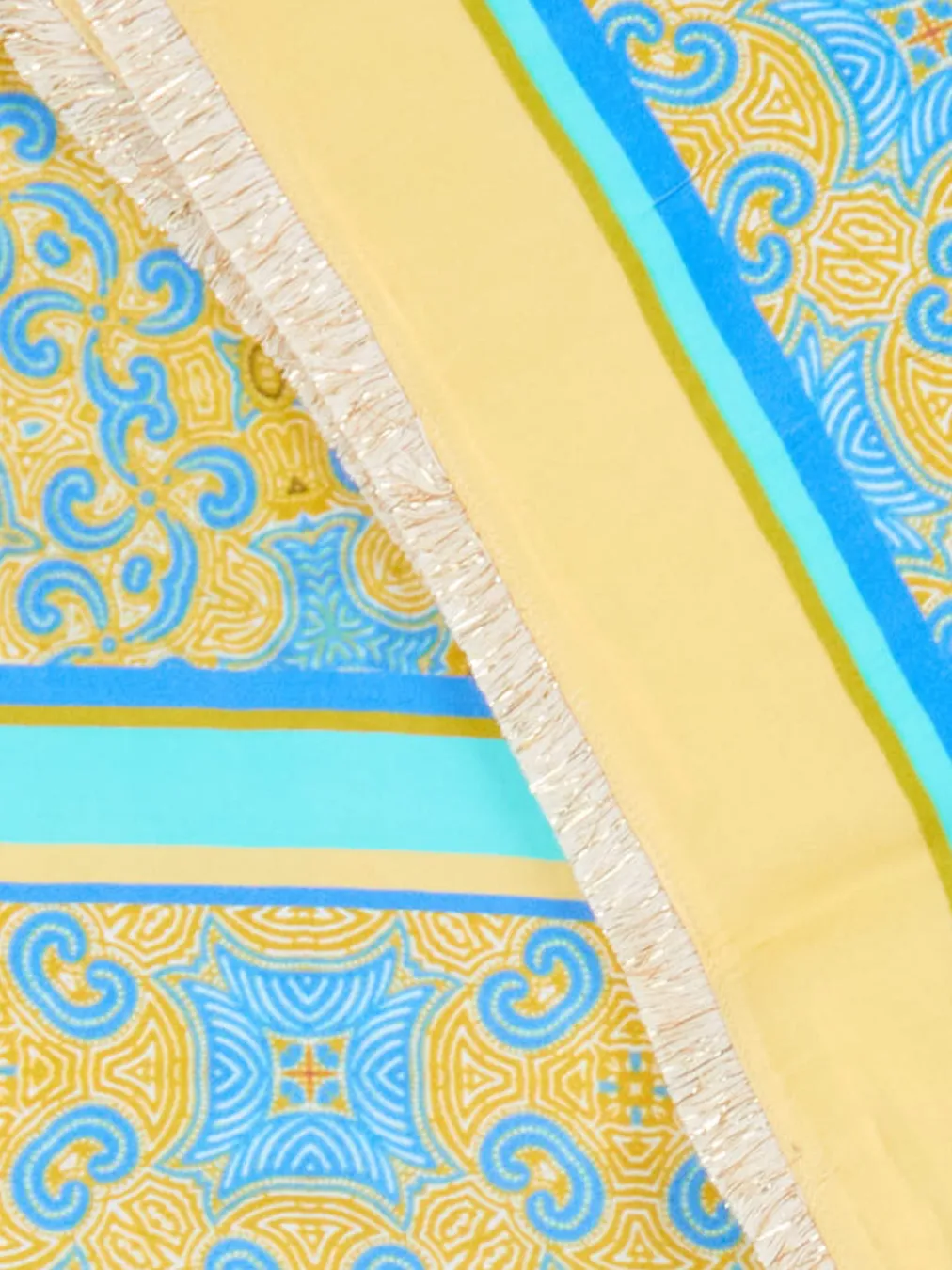 – Halstuch aus Viskose mit Ornamentprint-Katherina Loretta Hot