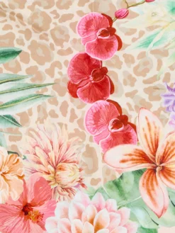 – Halstuch aus Synthetik mit Tropenprint-Katherina Loretta