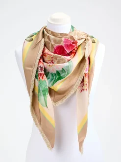 – Halstuch aus Synthetik mit Tropenprint-Katherina Loretta