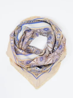 – Halstuch aus Synthetik in Beigegold-Katherina Loretta Best