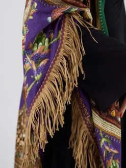 – Poncho-Tuch aus Textil mit Ethno-Print-Katherina Loretta Best