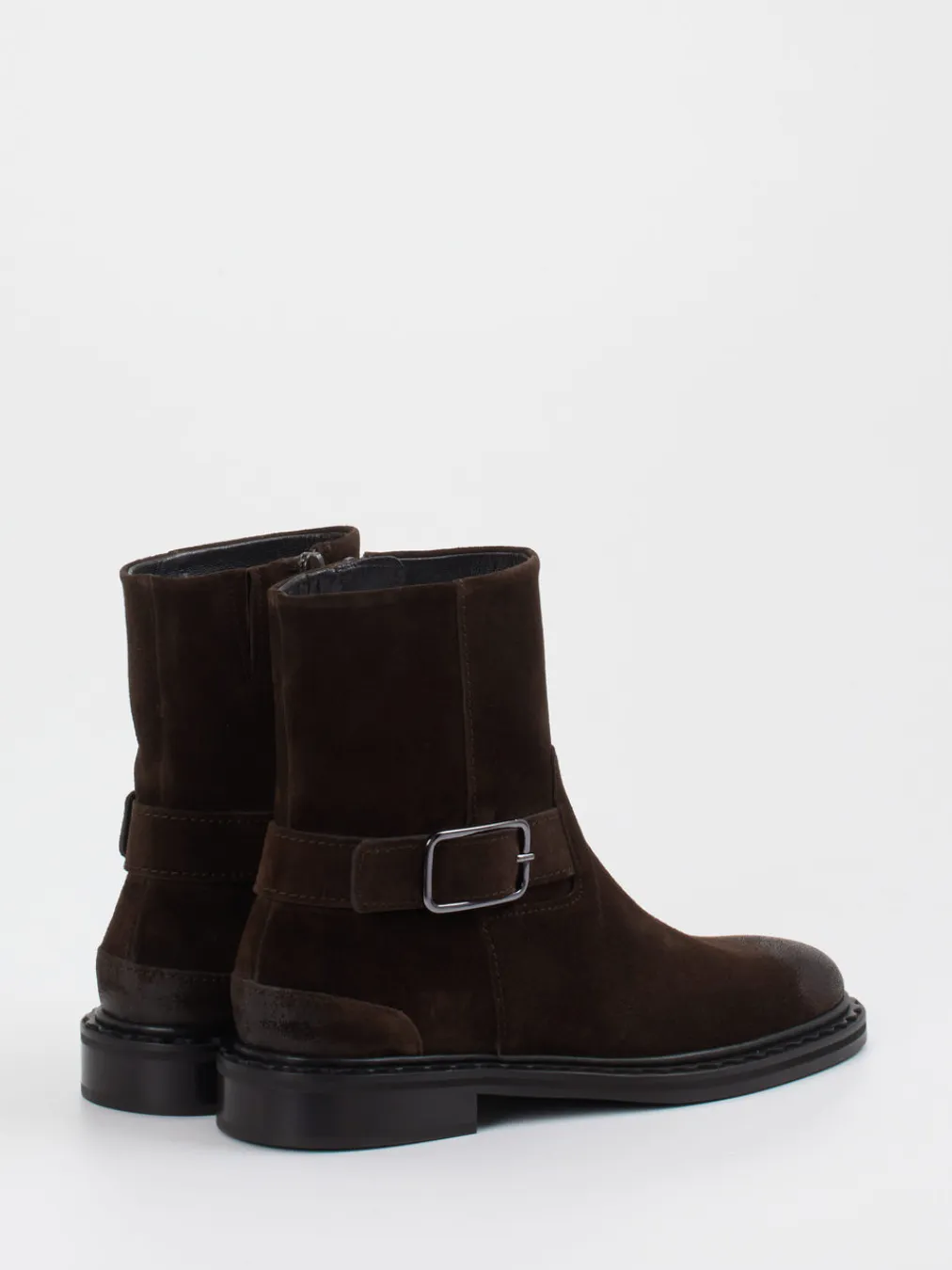 Kennel & Schmenger – Biker-Stiefelette aus Veloursleder-Kennel u0026 Schmenger