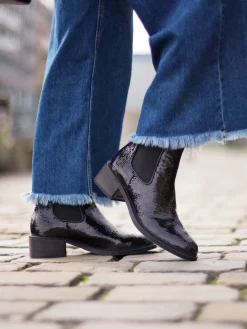 Kennel & Schmenger – Chelsea Boots aus Metallic-Textil-Kennel u0026 Schmenger Clearance