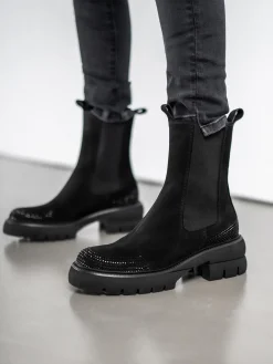 Kennel & Schmenger – Chelsea Boots aus Veloursleder-Kennel u0026 Schmenger