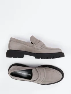 Kennel & Schmenger – Loafer aus Nubukleder in Taupe-Kennel u0026 Schmenger Online