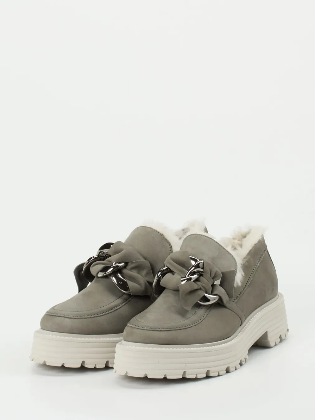 Kennel & Schmenger – Loafer aus Nubukleder steingrau-Kennel u0026 Schmenger