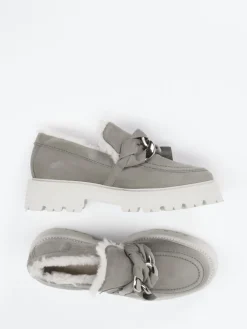 Kennel & Schmenger – Loafer aus Nubukleder steingrau-Kennel u0026 Schmenger