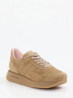 Kennel & Schmenger – Plateau-Sneaker aus Veloursleder Beige-Kennel u0026 Schmenger Best