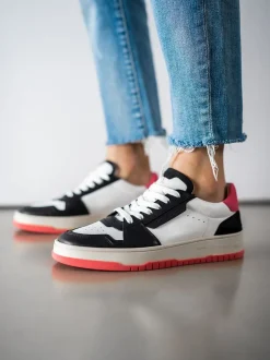 Kennel & Schmenger – Sneaker aus Kalbleder mit Pink-Sohle-Kennel u0026 Schmenger Best